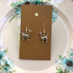 Dangly llama earrings